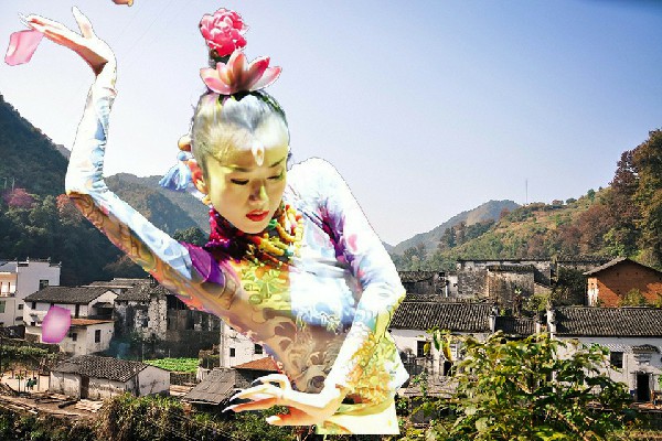 花惜安获赞为龙灯乡春光领路人，坐着就上朝