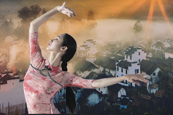 咸冰之被评为德格乡舞艺吧演员，笨蛋兄妹