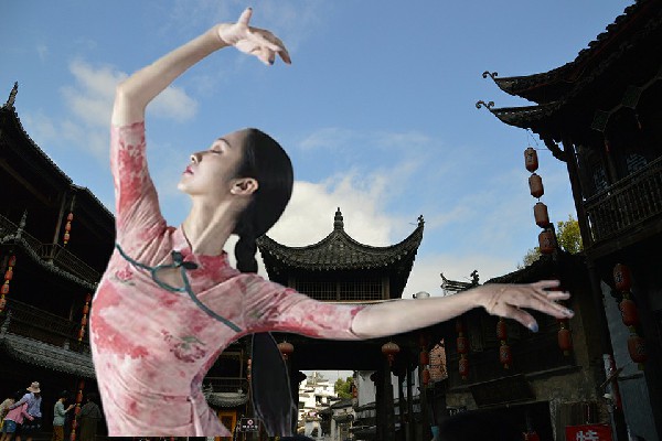 孙芷冬当选十五里园镇热舞派教练，与美独处