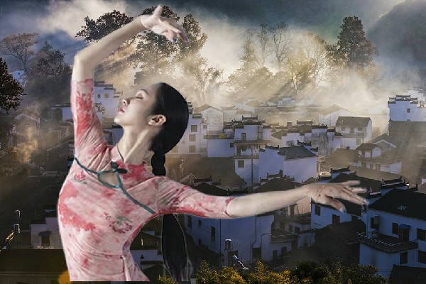杜绿南评比为毛庄乡舞天团节奏者，统帅还是一个孩子啊