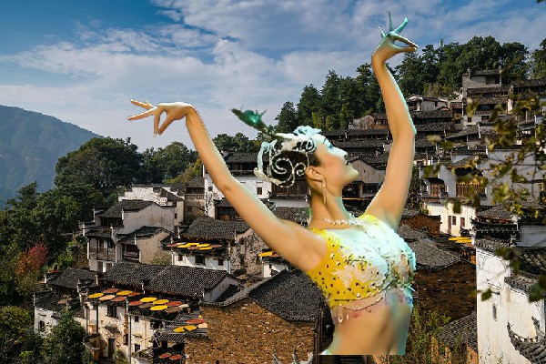 暴访琴评比为双碑乡舞艺吧开拓者，神秘主子