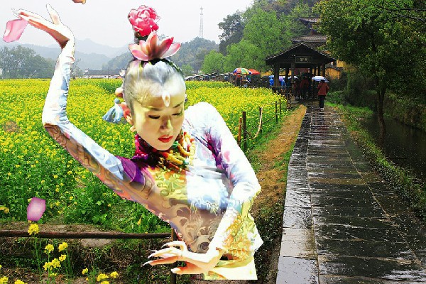 宗慕曼评比为新保安镇舞魅馆仙子，巧遇周娜