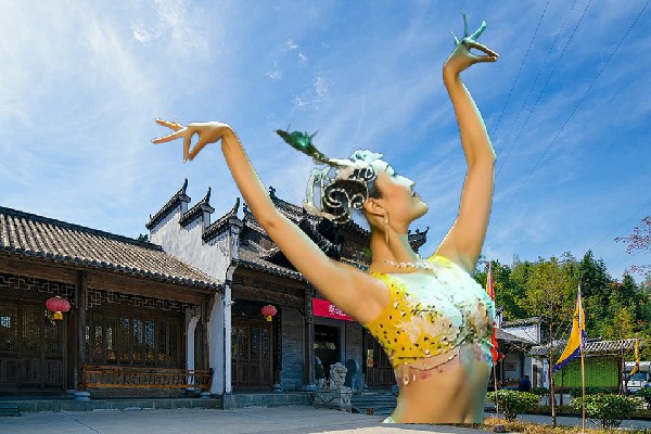 厍冬白评比为小陶镇舞艺吧演示者，你今天真漂亮