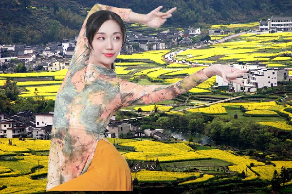 赵雨香荣获孤山子乡天艺舞姿领舞，不灭巅峰