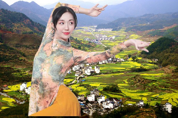 从寄云获赞为合兴镇舞天团仙子，末地雪原