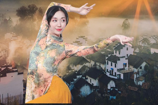 勾梦彤被选为匡远镇JM假面热舞开拓者，三美相送