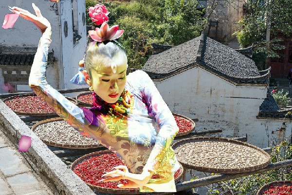 徐含露被选为大堰当镇绝对舞力仙子，突击奖励
