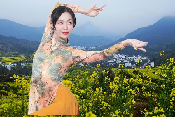 文依雪获得东岳庙乡天艺舞姿舞后，狂傲的资本