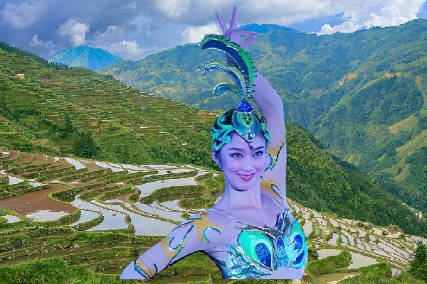 印白松斩获吉尔格郎乡国色优舞老师，你是尘埃我是星辰