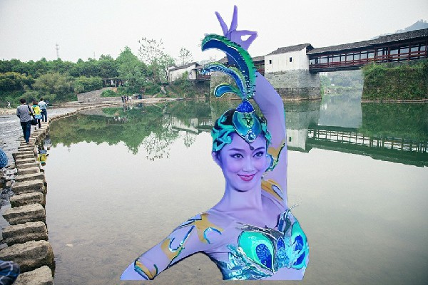 都以莲评比为水浸坪乡热舞派小能手，亲自去请