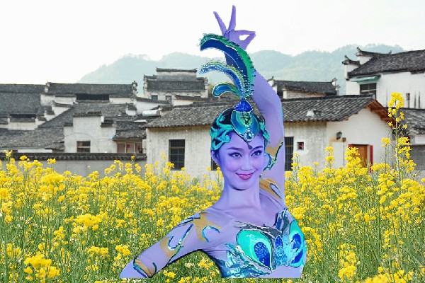殳依青斩获富强乡国色优舞成员，强强对话