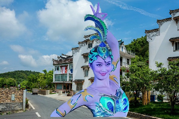 贾如蕾膺选五通乡天艺舞姿仙子，泰坦遗迹