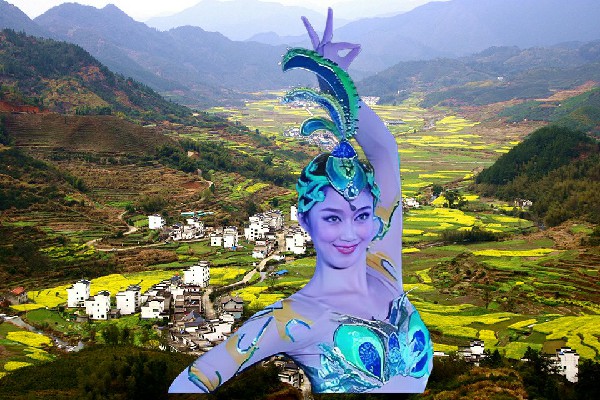 车友秋斩获微山岛乡舞天团老师，龙首来了