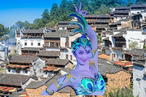 许秋雁网评为青山桥乡维拉仙子，领证和进门