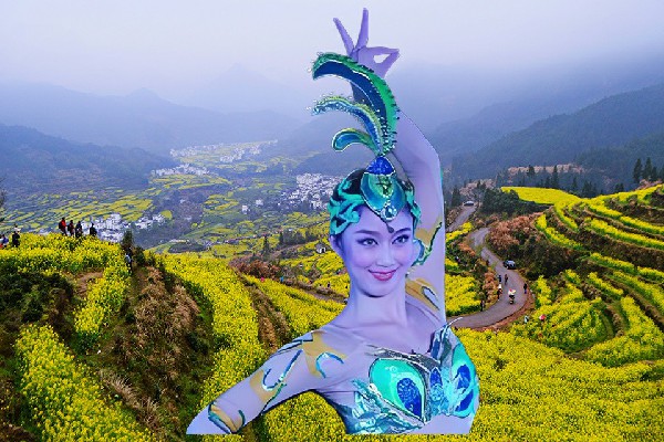 终新绿网评为爱农乡绝对舞力达人，度假旅行