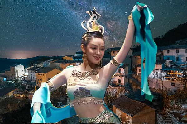 郁笑雁被评为白际乡国色优舞小能手，最强军魂聚聚之地
