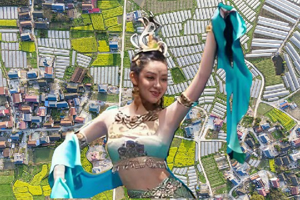 茅又蓉被评为新岗山镇舞艺吧开拓者，疯狂举动