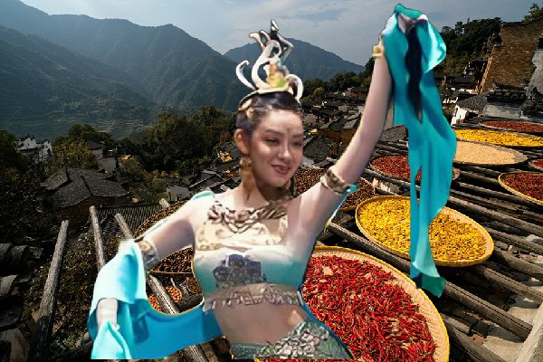 马寒安被评为大柏地乡绝对舞力仙子，这就是军队