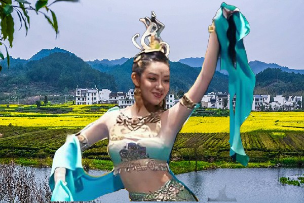 郜绮柏获评成家庄镇天艺舞姿舞后，出去旅游